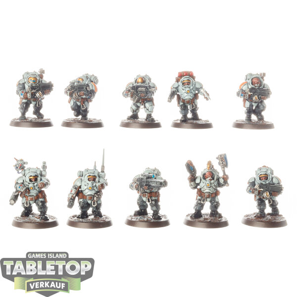 Leagues of Votann - 10x Hearthkyn Warriors - bemalt
