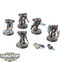 Deathwatch - 5 Vanguard Veteran Squad - bemalt