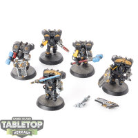 Deathwatch - 5 Vanguard Veteran Squad - bemalt