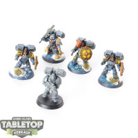 Space Wolves - 5 Vanguard Veteran Squad - teilweise bemalt