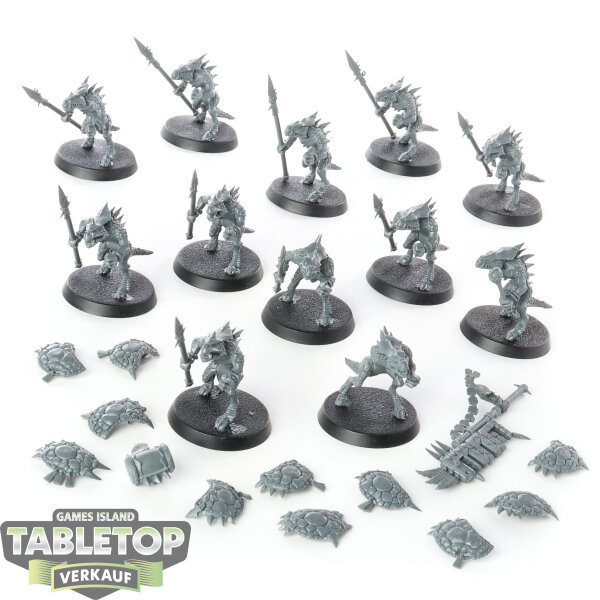 Seraphon - 12x Saurus Warrior (Klassisch) - unbemalt