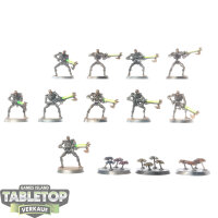Necrons - 10 Necron Warriors classic - bemalt