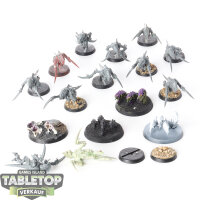 Tyraniden - 12x Hormagaunts klassisch - teilweise bemalt
