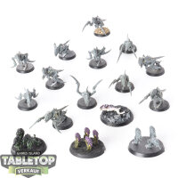 Tyraniden - 12x Hormagaunts klassisch - teilweise bemalt