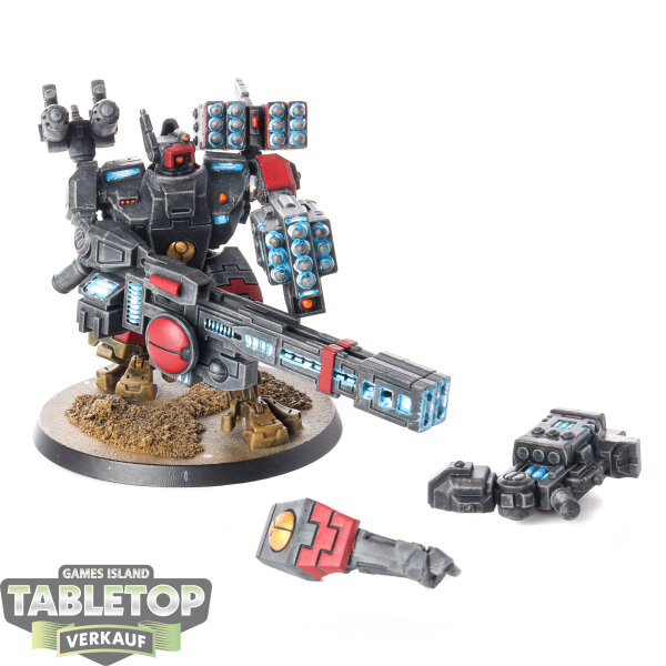 Tau Empire - XV88 Broadside Battlesuit - teilweise bemalt