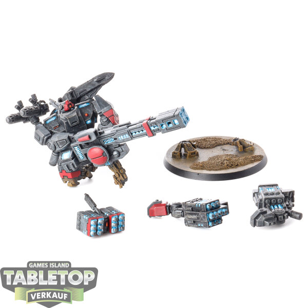 Tau Empire - XV88 Broadside Battlesuit - teilweise bemalt