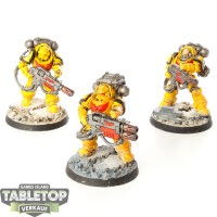 Imperial Fists - 3 Primaris Eradicators - bemalt