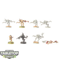 Tyraniden - 7 Genestealers classic - teilweise bemalt