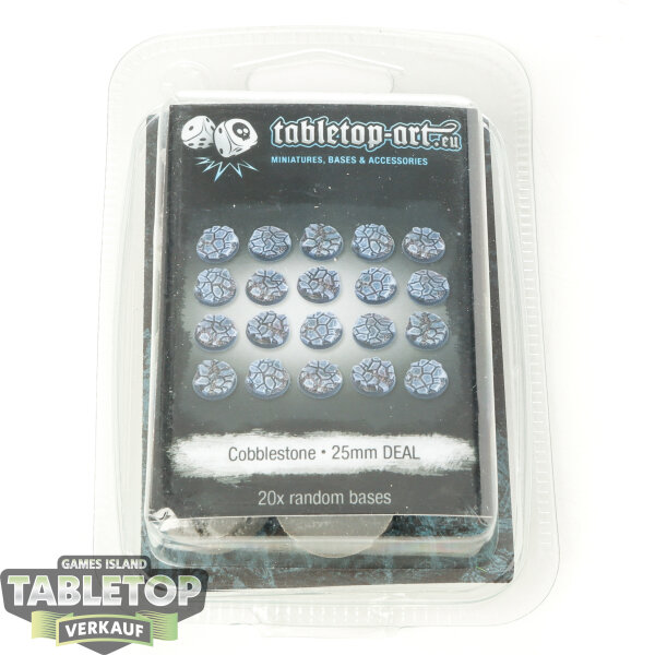 Bases - Cobblestone Bases 25mm - Originalverpackt / Neu