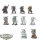 Chaos Space Marines - 10 Legionaries - teilweise bemalt