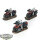 Space Marines - 3 Bikers - bemalt