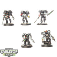 Raven Guard - 5x Vanguard Veteran Squad - bemalt