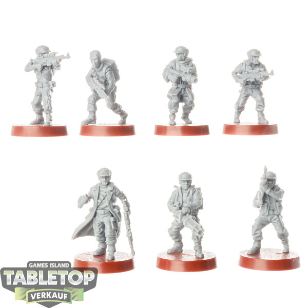 Rebellen - 7x Rebel Troopers - unbemalt