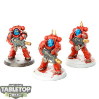 Space Marines - 3x Primaris Eradicators - bemalt