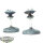 Tau Empire - 2 Tactical Drones - bemalt