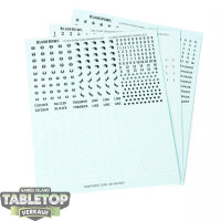 Blood Bowl - 3 Diverse Decals - Sonstiges