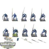 Seraphon - 10 Saurus Warriors klassisch - teilweise bemalt