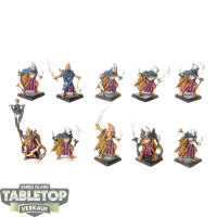 Dark Elves - 10 Corsairs - teilweise bemalt
