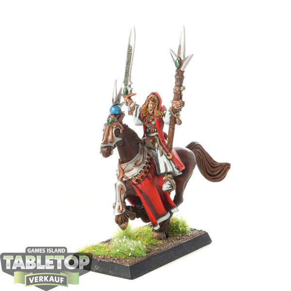High Elf Realms - High Elf Archmage on Horse - bemalt
