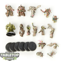 Death Guard - 7 x Plague Marines - teilweise gebaut