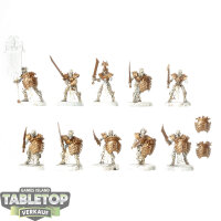 Ossiarch Bonereapers - 10 x Mortek Guard - teilweise bemalt