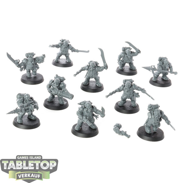 Kharadron Overlords - 10x Arkanaut Company - unbemalt