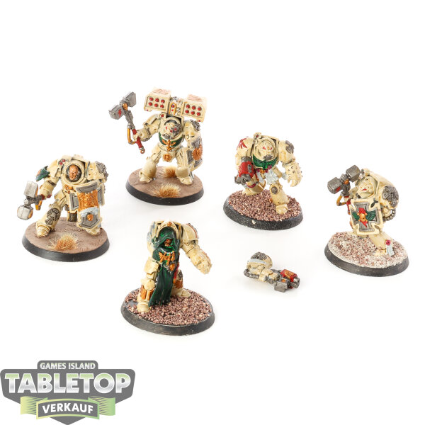 Dark Angels - 5x Terminator Assault Squad klassisch - bemalt