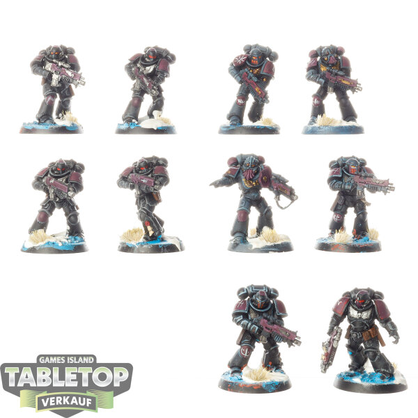 Space Marines - 10x Intercessors - bemalt