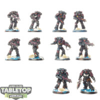 Space Marines - 10x Intercessors - bemalt