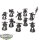 Chaos Space Marines - 10 Legionaries klassisch - grundiert