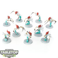 Nighthaunt - 10x Dreadscythe Harridans - teilweise bemalt