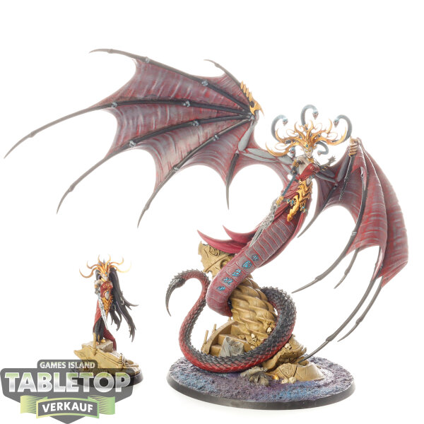 Daughters of Khaine - Morathi-Khaine and The Shadow Queen - bemalt