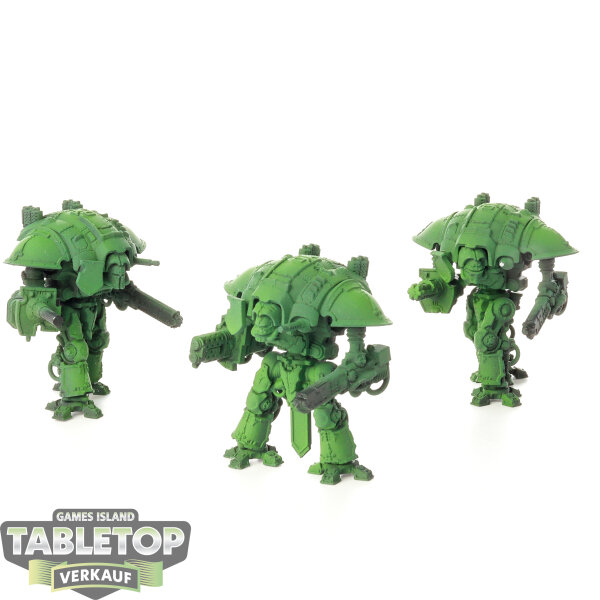 Adeptus Titanicus - 3 Legions Imperialis: Questoris Knights - grundiert