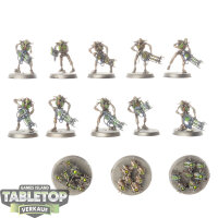 Necrons - 10 x Necron Warriors - bemalt