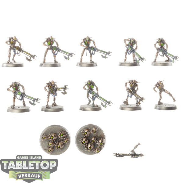 Necrons - 10 x Necron Warriors - bemalt