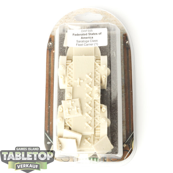 Sonstige - Dystopian Wars - FS Saratoga Class Fleet Carrier - Originalverpackt / Neu