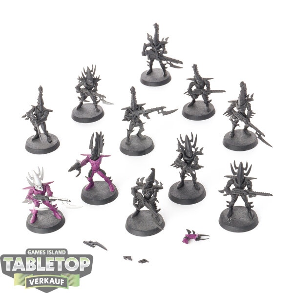 Drukhari - 11 Kabalite Warriors klassisch - grundiert