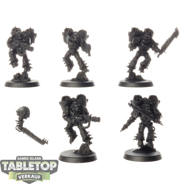 Chaos Space Marines - 5 Raptors - grundiert