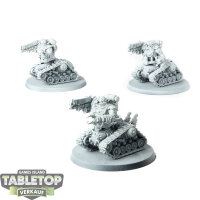 Adeptus Mechanicus - 3x Kataphron Destroyers - grundiert