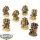 Death Guard - 7 Plague Marines - teilweise bemalt