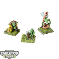 Ogre Kingdoms - Gnoblar Trappers - teilweise bemalt