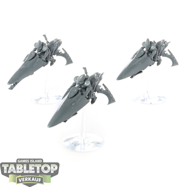 Aeldari - 3 Windriders - unbemalt