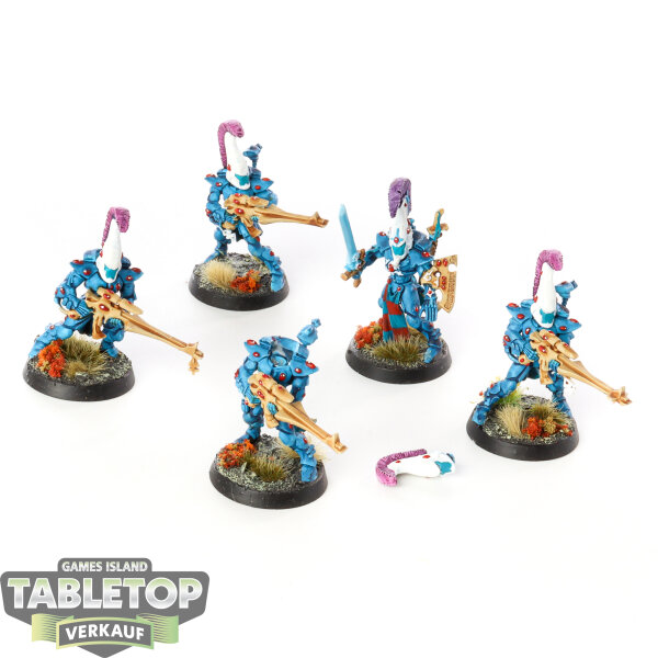 Aeldari - 5 Dire Avengers - bemalt