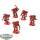 Blood Angels - 5 Space Marine Assault Squad - teilweise bemalt