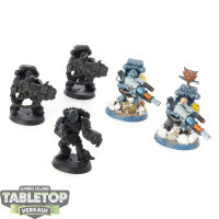 Space Wolves - 5 Devastator Squad - teilweise bemalt