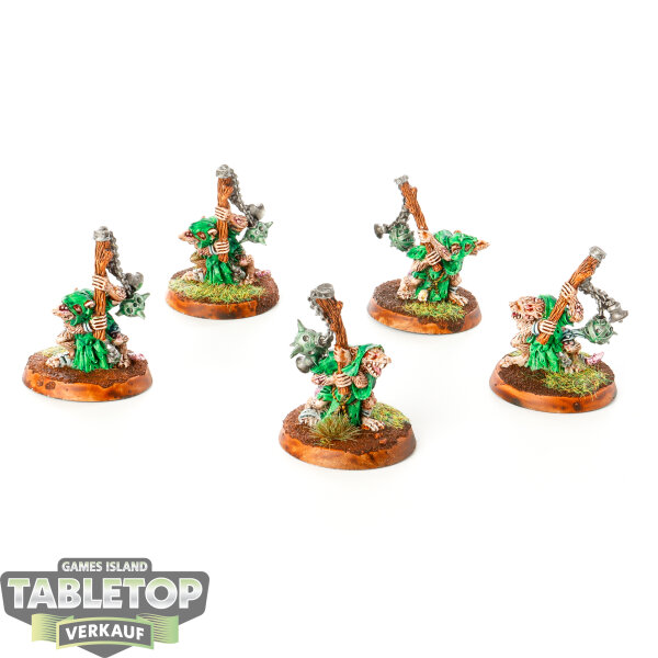 Skaven - 5 Plague Censer Bearers klassisch - bemalt