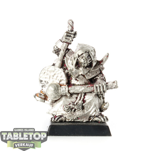 Skaven - Plague Monk Chaos Ratmen Citadel Command Musician - teilweise bemalt