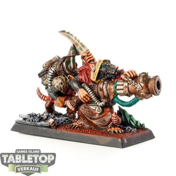 Skaven - Warpfire Thrower klassisch - bemalt