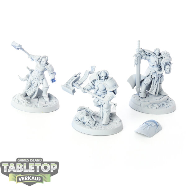 Warhammer Underworlds - 3 Steelhearts Champions - grundiert