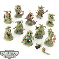 Maggotkin of Nurgle - 10x Plague Marines - teilweise bemalt